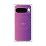 プレミアムスクエアケース with Pixelsnap［ CASEPLAY Check - Purple ］