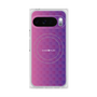 プレミアムスクエアケース with Pixelsnap［ CASEPLAY Check - Purple ］