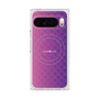プレミアムスクエアケース with Pixelsnap［ CASEPLAY Check - Purple ］
