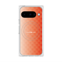 プレミアムスクエアケース with Pixelsnap［ CASEPLAY Check - Orange ］