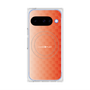 プレミアムスクエアケース with Pixelsnap［ CASEPLAY Check - Orange ］