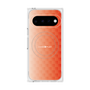 プレミアムスクエアケース with Pixelsnap［ CASEPLAY Check - Orange ］