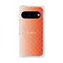 プレミアムスクエアケース with Pixelsnap［ CASEPLAY Check - Orange ］