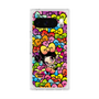プレミアムスクエアケース with Pixelsnap［ アクビガール - リボン ］