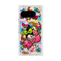 プレミアムスクエアケース with Pixelsnap［ アクビガール - フラワーリボン ］