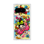 プレミアムスクエアケース with Pixelsnap［ アクビガール - フラワーリボン ］