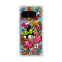 プレミアムスクエアケース with Pixelsnap［ アクビガール - フラワーリボン ］