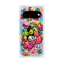 プレミアムスクエアケース with Pixelsnap［ アクビガール - フラワーリボン ］