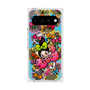 プレミアムスクエアケース with Pixelsnap［ アクビガール - フラワーリボン ］