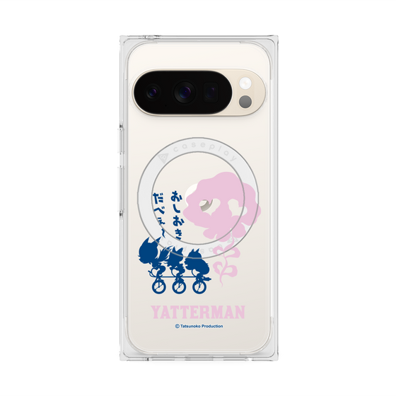 プレミアムスクエアケース with Pixelsnap［ ドロンジョ - おしおきだべぇ～ - Clear ］