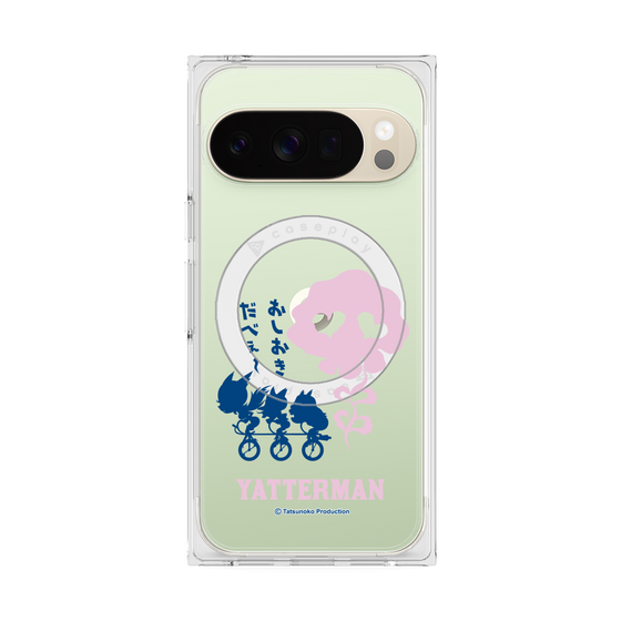 プレミアムスクエアケース with Pixelsnap［ ドロンジョ - おしおきだべぇ～ - Clear ］