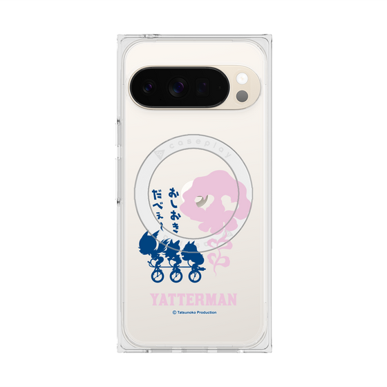 プレミアムスクエアケース with Pixelsnap［ ドロンジョ - おしおきだべぇ～ - Clear ］