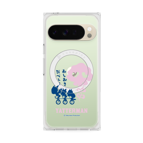 プレミアムスクエアケース with Pixelsnap［ ドロンジョ - おしおきだべぇ～ - Clear ］