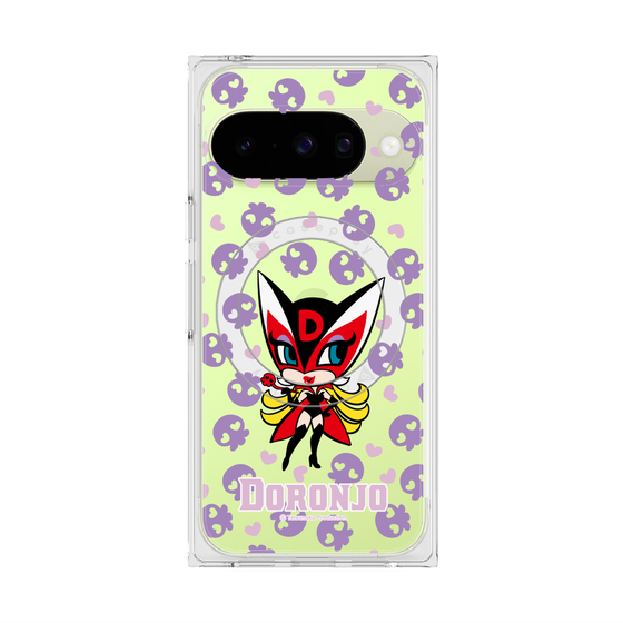 プレミアムスクエアケース with Pixelsnap［ ドロンジョ - ミニキャラ - Purple ］
