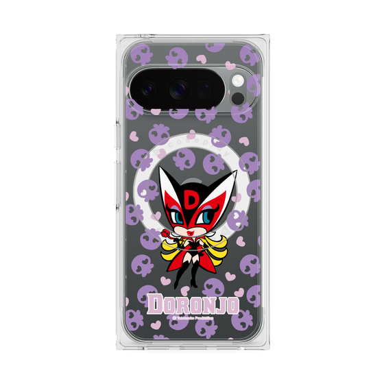 プレミアムスクエアケース with Pixelsnap［ ドロンジョ - ミニキャラ - Purple ］