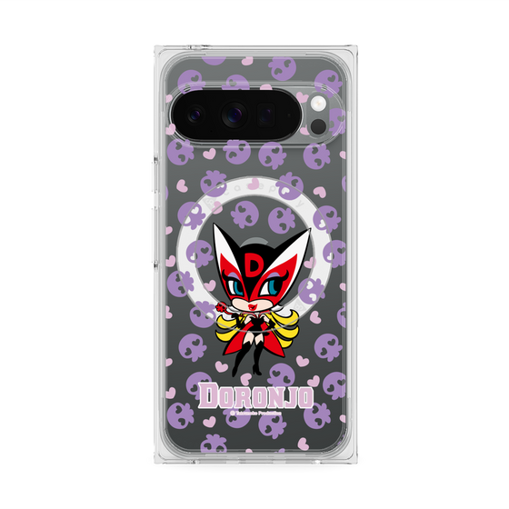 プレミアムスクエアケース with Pixelsnap［ ドロンジョ - ミニキャラ - Purple ］