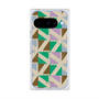 プレミアムスクエアケース with Pixelsnap［ ELLE - 幾何学 ］