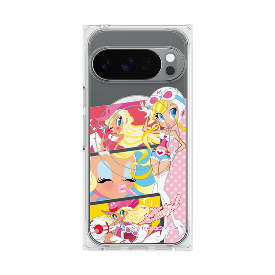 プレミアムスクエアケース with Pixelsnap［ マッハガール - コミック風 ］