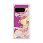 プレミアムスクエアケース with Pixelsnap［ マッハガール - 花とリップ ］