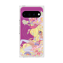 プレミアムスクエアケース with Pixelsnap［ マッハガール - 花とリップ ］