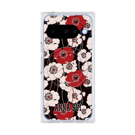 プレミアムスクエアケース with Pixelsnap［ ANNA SUI - ポピー ］