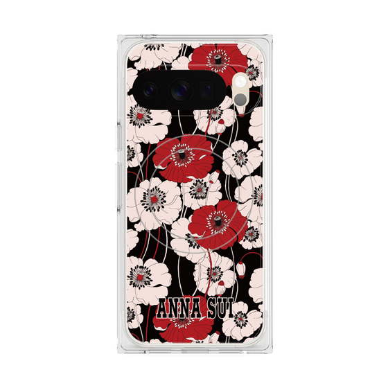 プレミアムスクエアケース with Pixelsnap［ ANNA SUI - ポピー ］