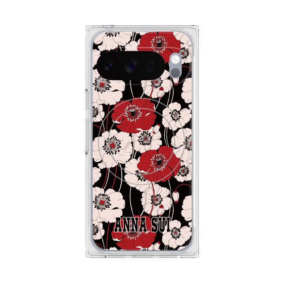 プレミアムスクエアケース with Pixelsnap［ ANNA SUI - ポピー ］