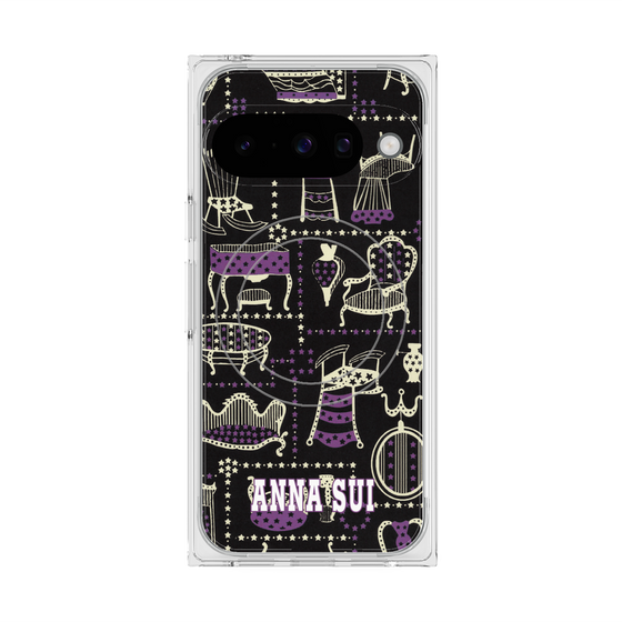 プレミアムスクエアケース with Pixelsnap［ ANNA SUI - チェア ］