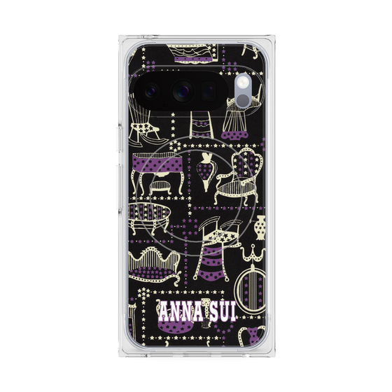 プレミアムスクエアケース with Pixelsnap［ ANNA SUI - チェア ］