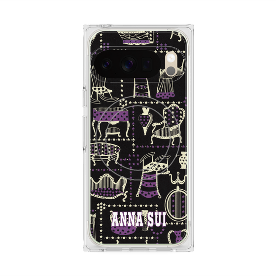 プレミアムスクエアケース with Pixelsnap［ ANNA SUI - チェア ］