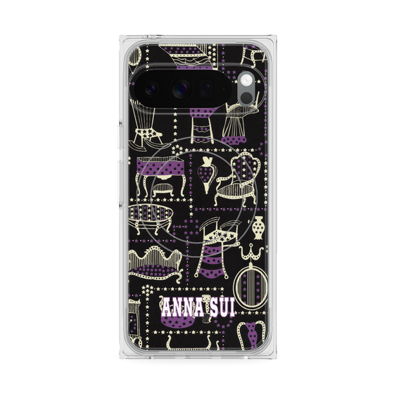 プレミアムスクエアケース with Pixelsnap［ ANNA SUI - チェア ］