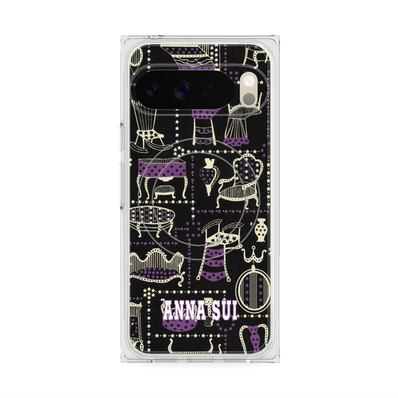 プレミアムスクエアケース with Pixelsnap［ ANNA SUI - チェア ］