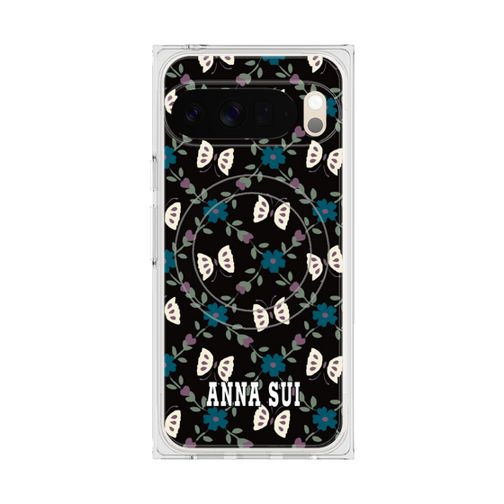 プレミアムスクエアケース with Pixelsnap［ ANNA SUI - バタフライ ］