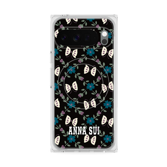 プレミアムスクエアケース with Pixelsnap［ ANNA SUI - バタフライ ］