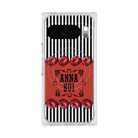 プレミアムスクエアケース with Pixelsnap［ ANNA SUI - ローズ ］