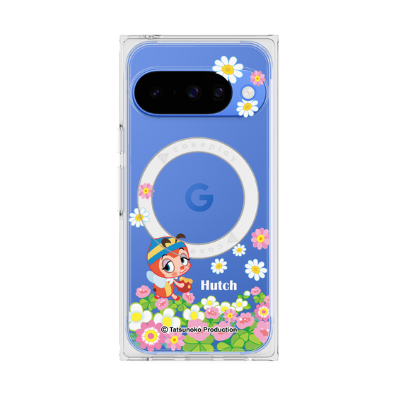 プレミアムスクエアケース with Pixelsnap［ 昆虫物語 みなしごハッチ - 花 ］