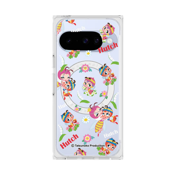 プレミアムスクエアケース with Pixelsnap［ 昆虫物語 みなしごハッチ - 総柄 ］
