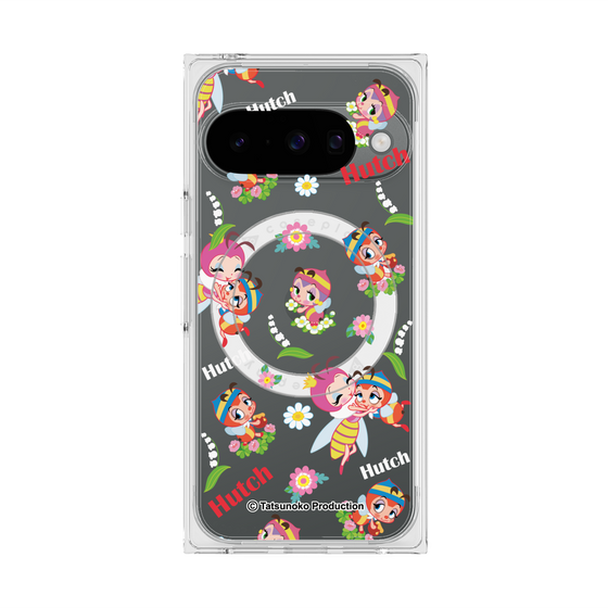 プレミアムスクエアケース with Pixelsnap［ 昆虫物語 みなしごハッチ - 総柄 ］