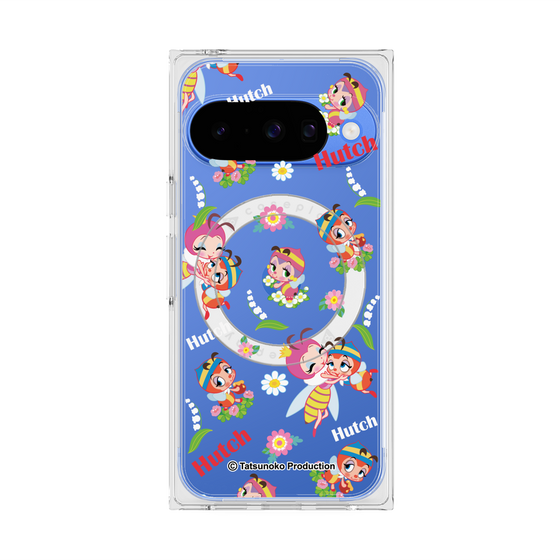プレミアムスクエアケース with Pixelsnap［ 昆虫物語 みなしごハッチ - 総柄 ］