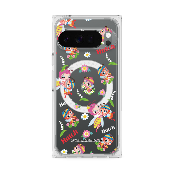 プレミアムスクエアケース with Pixelsnap［ 昆虫物語 みなしごハッチ - 総柄 ］