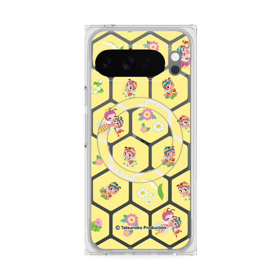 プレミアムスクエアケース with Pixelsnap［ 昆虫物語 みなしごハッチ - ハニカム ］