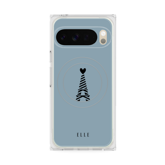 プレミアムスクエアケース with Pixelsnap［ ELLE - エッフェル塔 ］