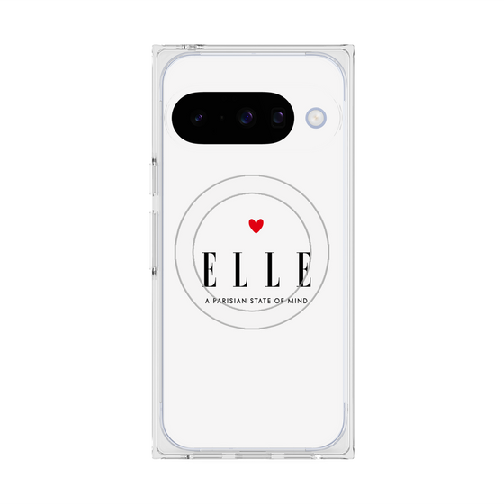 プレミアムスクエアケース with Pixelsnap［ ELLE - アイコン ］