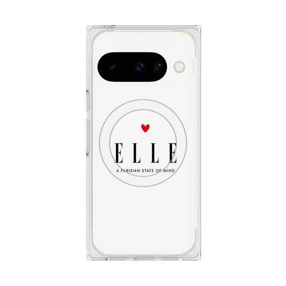 プレミアムスクエアケース with Pixelsnap［ ELLE - アイコン ］