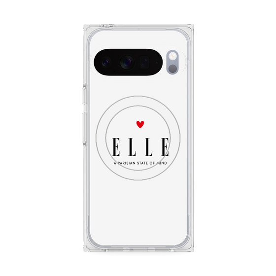 プレミアムスクエアケース with Pixelsnap［ ELLE - アイコン ］