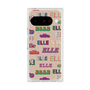 プレミアムスクエアケース with Pixelsnap［ ELLE - ミックスロゴ ］