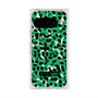プレミアムスクエアケース with Pixelsnap［ ELLEgirl - レオパード - Green ］