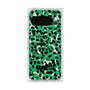 プレミアムスクエアケース with Pixelsnap［ ELLEgirl - レオパード - Green ］