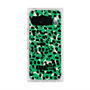 プレミアムスクエアケース with Pixelsnap［ ELLEgirl - レオパード - Green ］
