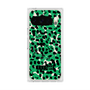 プレミアムスクエアケース with Pixelsnap［ ELLEgirl - レオパード - Green ］